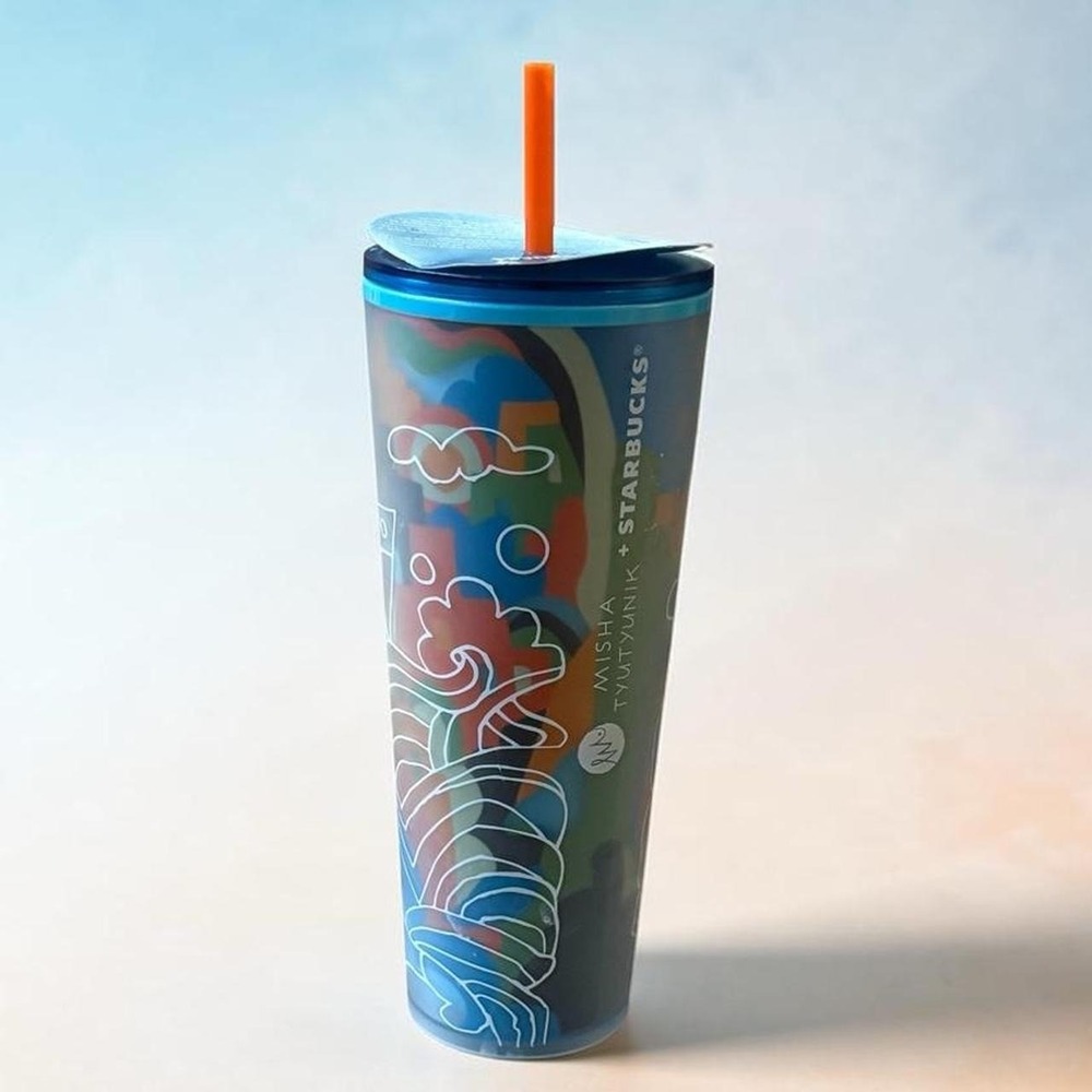 Starbucks x Misha Tyutyunik Artist Collab 24oz Cold Cup Tumbler